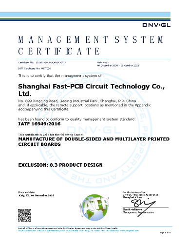 Product Qualification of mSAP PCB